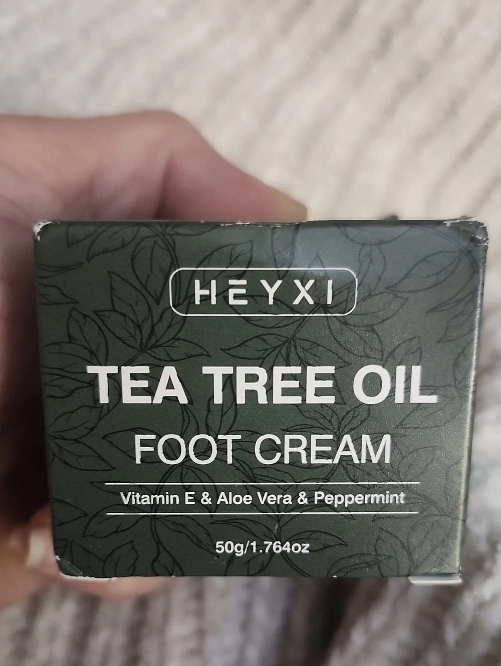 NEW IN BOX Tea Tree Oil Foot Cream With Vitamin E, Aloe Vera & Peppermint